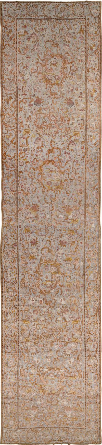 Antique Caucasian Karabagh Long and Narrow Carpet