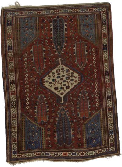 Antique Caucasian Kazak Rug 40 x 58 