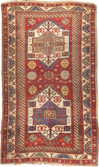 Antique Caucasian Kazak Rug 43 x 70 