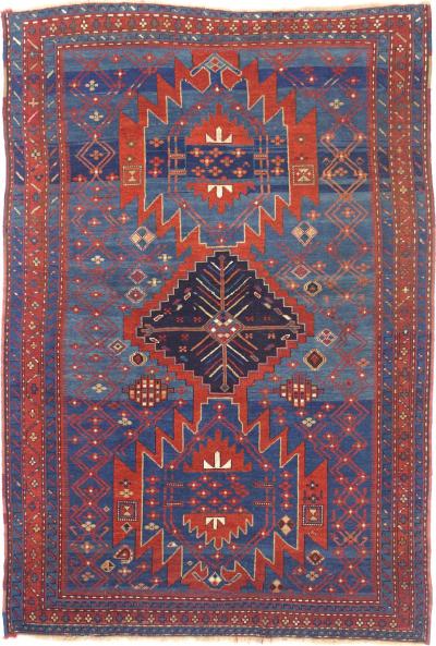 Antique Caucasian Kazak Rug 49 x 72 
