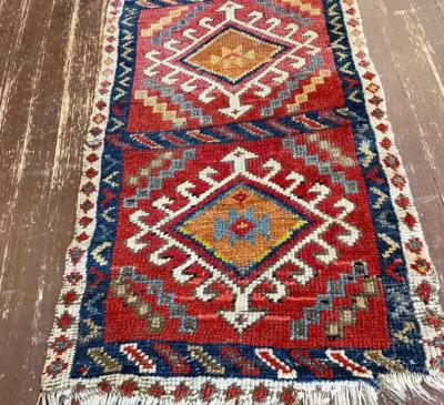 Antique Caucasian Kazak Rug AS IS c 1880