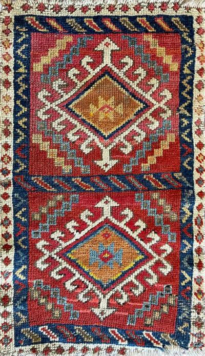 Antique Caucasian Kazak Rug AS IS c 1880
