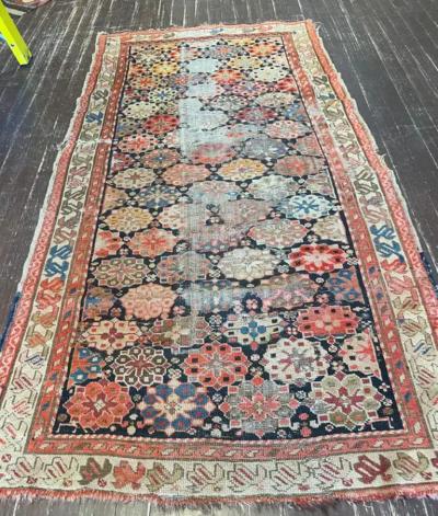 Antique Caucasian Kazak Rug AS IS c 1880