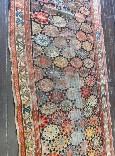 Antique Caucasian Kazak Rug AS IS c 1880