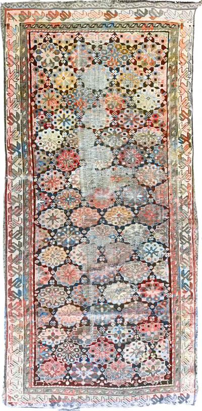 Antique Caucasian Kazak Rug AS IS c 1880