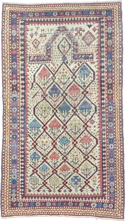 Antique Caucasian Shirvan Daghastan Rug 29 x 410 