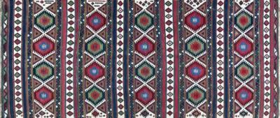 Antique Caucasian Shirvan Kilim