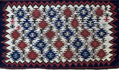 Antique Caucasian Shirvan Kilim
