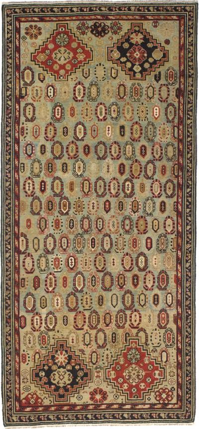 Antique Caucasian Shirvan Long Rug 43 x 9 x 5 