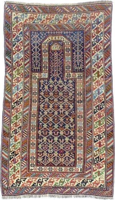 Antique Caucasian Shirvan Rug 29 x 49 