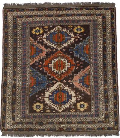 Antique Caucasian Shirvan Rug 5 x 6 x 6 x 1 