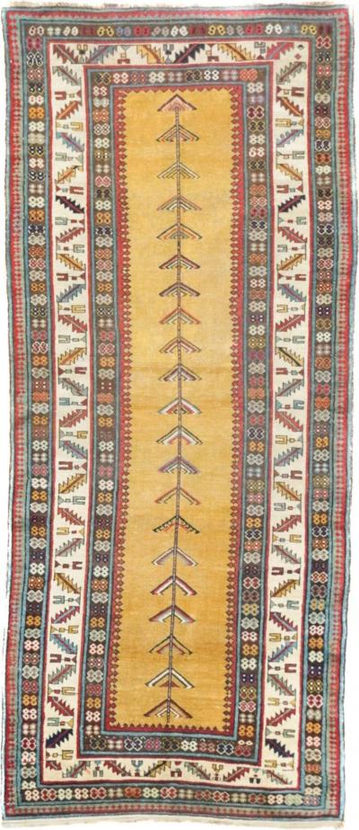 Antique Caucasian Talish Rug 35 x 711