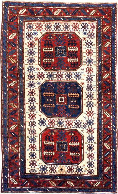 Antique Chajli Kazak Rug 410 x 710 