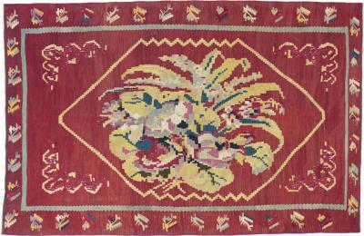 Antique Charkoy Kilim Rug 40 x 510 