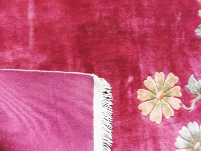 Antique Chinese Art Deco Carpet 86 x 118 Amazing color