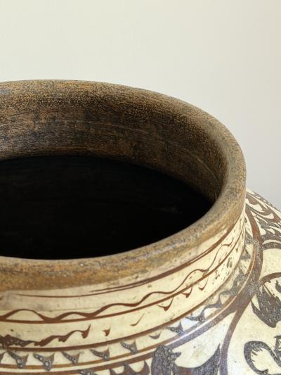 Antique Chinese Cizhou Style Pottery Jar Ming Dynasty Period
