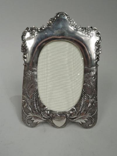 Antique Chinese Export Silver Picture Frame