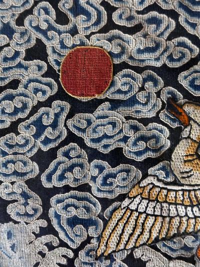 Antique Chinese Kesi Fourth Rank Badges Qing Dynasty