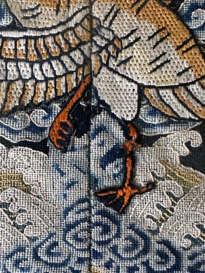 Antique Chinese Kesi Fourth Rank Badges Qing Dynasty