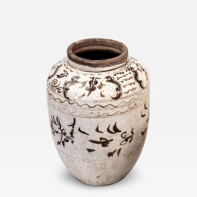 Antique Chinese Ming Dynasty Cizhou Wine Jar