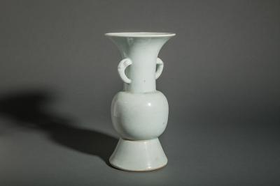 Antique Chinese Pale Celadon Ceramic Vase