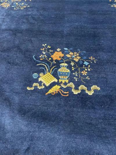 Antique Chinese Peking Art Deco Carpet C 1910