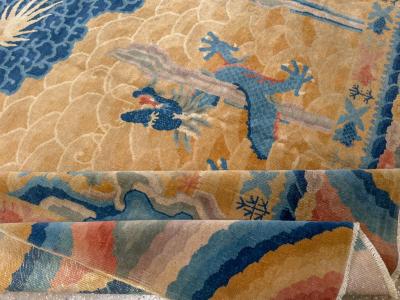 Antique Chinese Peking Room Size Carpet