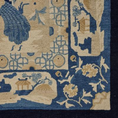 Antique Chinese Peking wool rug