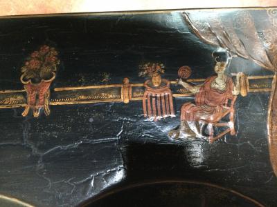 Antique Chinoiserie Dressing Mirror