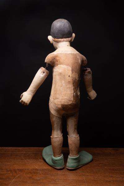 Antique Circus Clown with poseable arms and caracterful smile