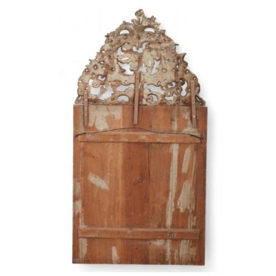 Antique Continental Giltwood Polychrome Decorated Trophy Panel