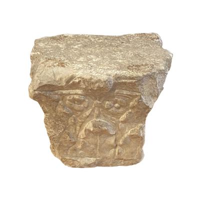 Antique Corinthian Roman stone capital