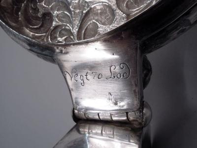 Antique Danish Baroque Classical Silver Tankard