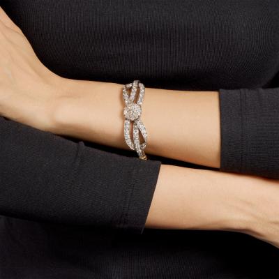 Antique Diamond Bangle Bracelet