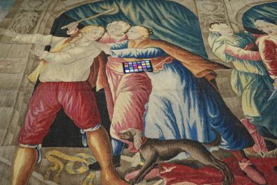 Antique Don Quijote Tapestry 91 x 112