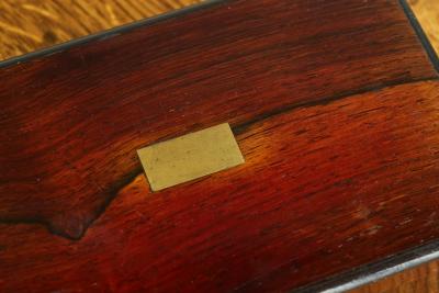 Antique Drawing Instrument Set in Rosewood Box 1900