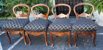 Antique Early 19 C Regency Period Mahogany Dining Chairs