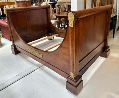 Antique Early 19th C French Empire Day Bed