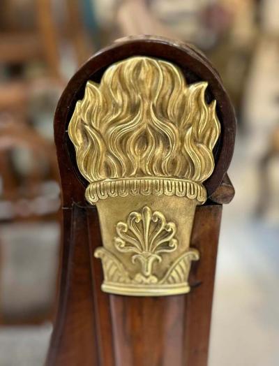 Antique Early 19th C French Empire Day Bed