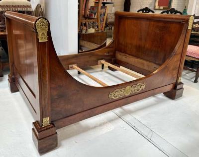 Antique Early 19th C French Empire Day Bed