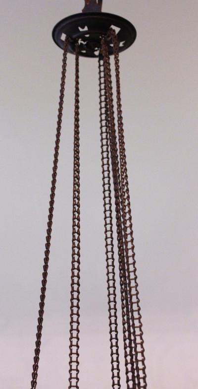 Antique Emerald Glass Lantern