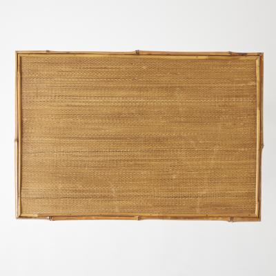 Antique English Bamboo Folding Side Table