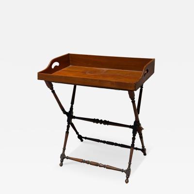Antique English Butlers Tray Table
