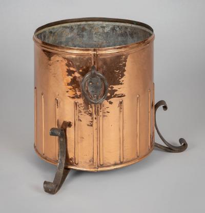 Antique English Copper Jardiniere or Planter