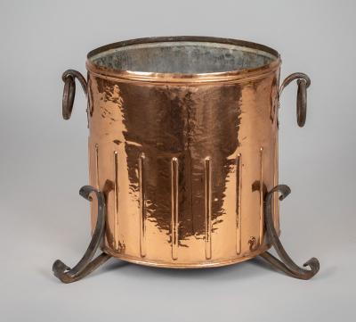 Antique English Copper Jardiniere or Planter