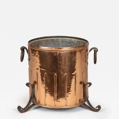 Antique English Copper Jardiniere or Planter