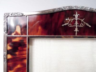 Antique English Edwardian Regency Sterling Silver Picture Frame 1931