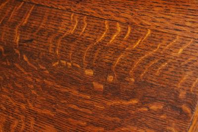 Antique English Fall Front Secretary Desk in Oak