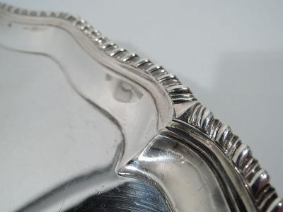 Antique English Georgian Georgian Sterling Silver Salver 1769