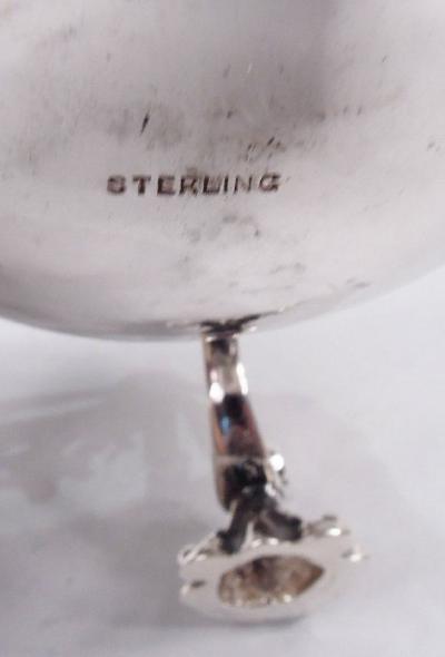 Antique English Georgian Sterling Silver Kettle on Stand